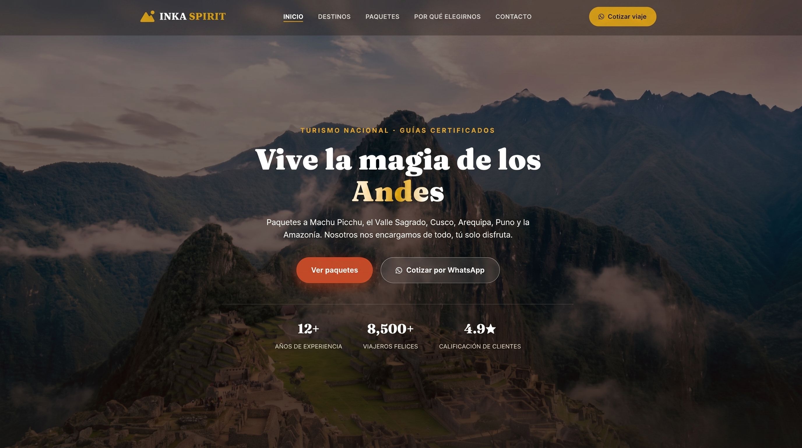 Vista previa del sitio web Online LATAM — WOLFT NET